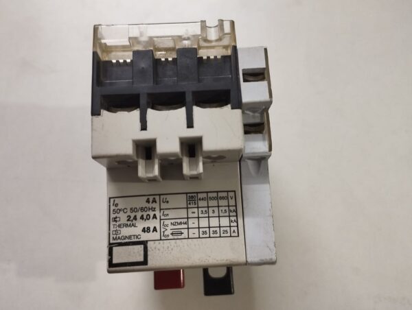 Klockner pkzm1-2,4 circuit breaker motor starter (1,6-2,4a) - Image 3