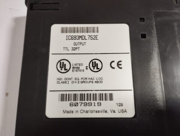 Ge fanuc ic693mdl752e output module - Image 4