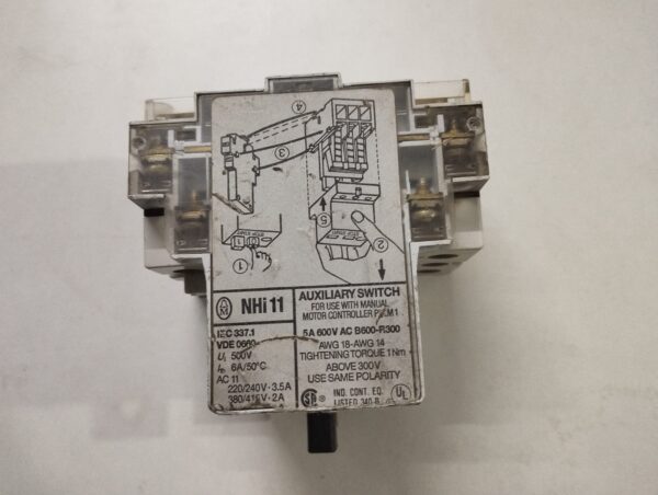 Klockner pkzm1-2,4 circuit breaker motor starter (1,6-2,4a) - Image 4