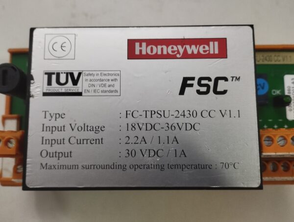 HONEYWELL FC-TPSU-2430 CC V1.1 POWER SUPPLY CONVERTER - Image 4