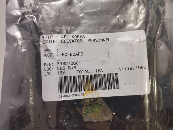 Kone 398273 h01 pc-board - Image 6