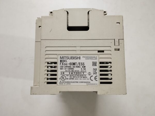 Mitsubishi Fx3g-60mt/Ess Programmable Controller - Image 3