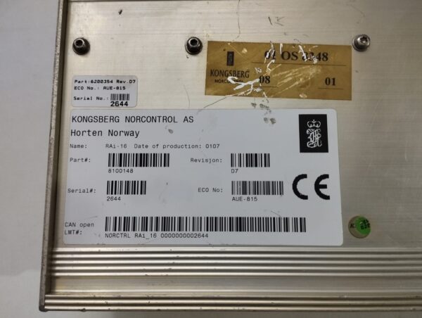 Kongsberg Rai-16 Remote Analog Input Module - Image 6
