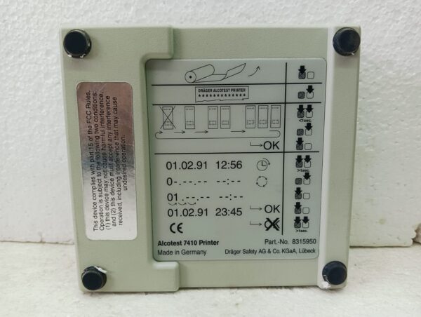 DRAGER ALCOTEST 7410 PRINTER 8315950 - Image 9