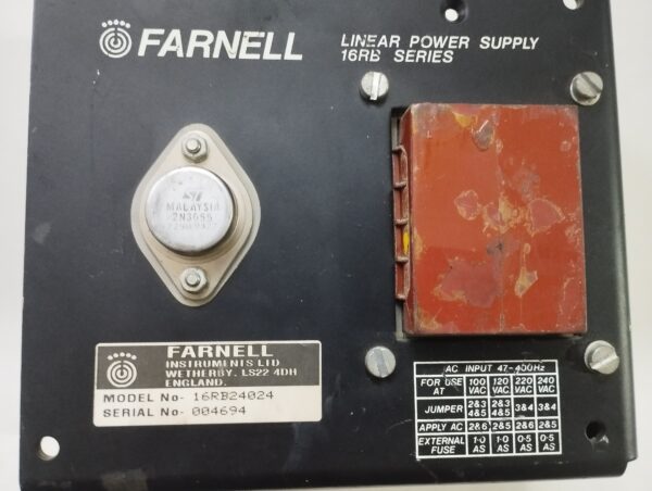Farnell 16rb24024 Linear Power Supply - Image 4