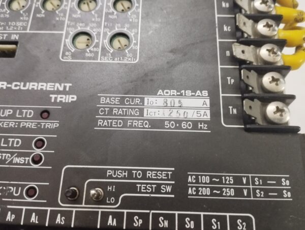 Terasaki Aor-1s-As 805a-1250/5a Over-Current Trip - Image 4