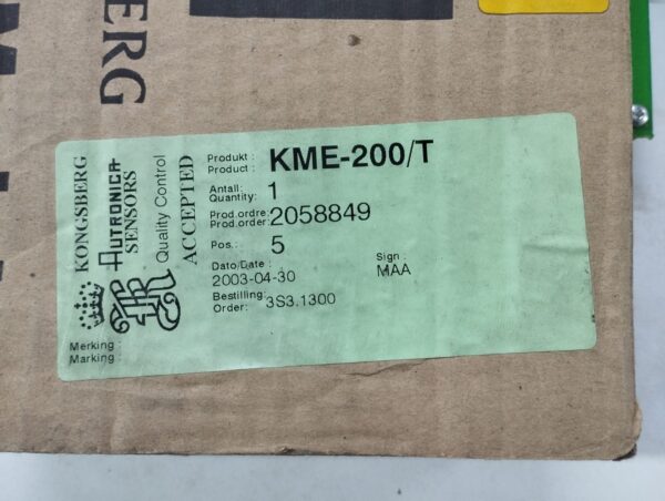 Kongsberg/Autronica Kme-200/T Pcb Card - Image 6