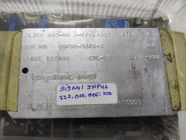 Sulzer 112.022.066.200 Signal Input Pcb Card - Image 9