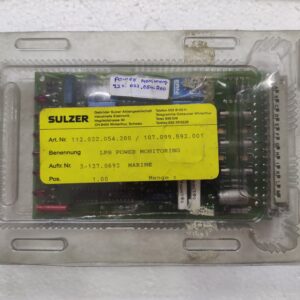 Sulzer 112.022.054.200 Power Monitoring Pcb Card