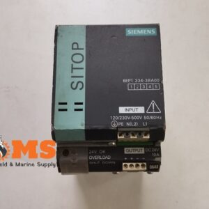 Siemens 6ep1 334-3ba00 Sitop Modular 10a 1/2 Ph Power Supply