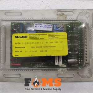 Sulzer 112.022.054.200 Power Monitoring Pcb Card