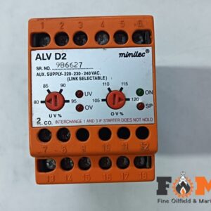 Minilec Alv D2 Phase Failure Relay With Variable Under And Over Voltage Cutout
