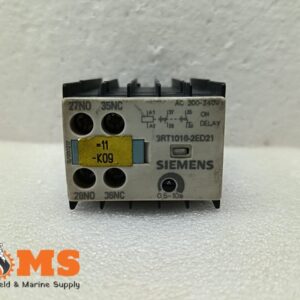 Siemens 3rt1916-2ed21 Solid-State Time Delayed Auxiliary Switch Block