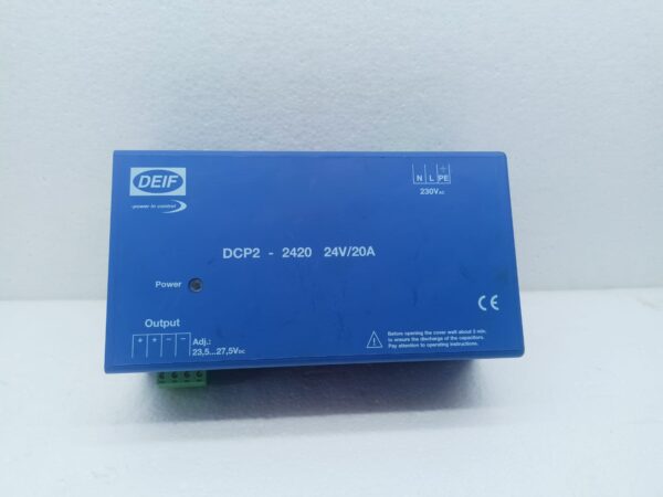 Deif Dcp2-2420 Battery Charger Dc Power Supply