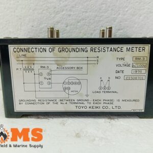Toyo Keiki Rm-3 Connection Of Grounding Resistance Meter