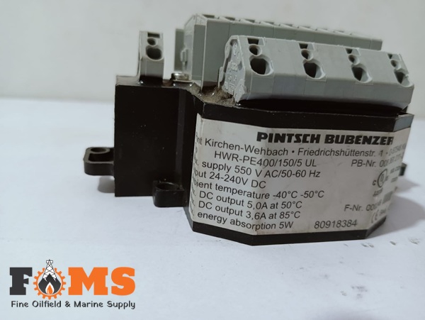 Pintsch Bubenzer Hwr-Pe400/150/5 Ul Half Way Rectifier - Image 3
