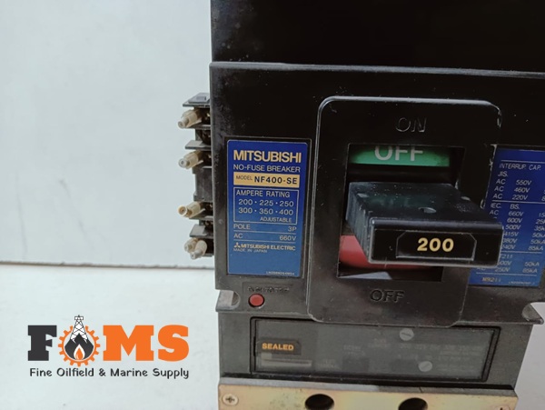 Mitsubishi Nf400-Se No-Fuse Breaker With Motor Operator - Image 4