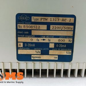 Jaquet Ftw 1313 Ac 2 Frequency To Current Converter