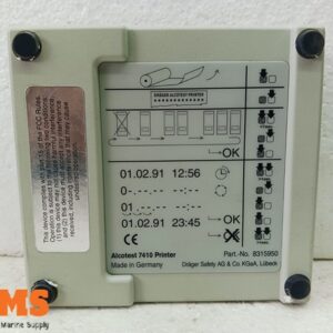 Drager Alcotest 7410 Printer 8315950