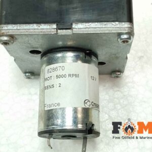 CROUZET 828670 DC GEARED MOTOR 5000 RPM 12V INDUSTRIAL MOTOR